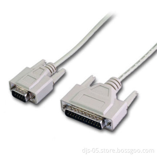 DB 9P M to DB 25P M Cable, RoHS Compliant, High Performance, Easy to Use